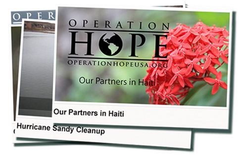 Operation HOPE Video Gallery Collage